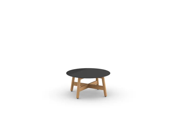 Gartentisch DEDON SET MBRACE Kaffeetisch � 70 cm, black